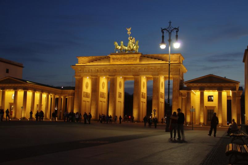 Brandenburger Tor bei Nacht