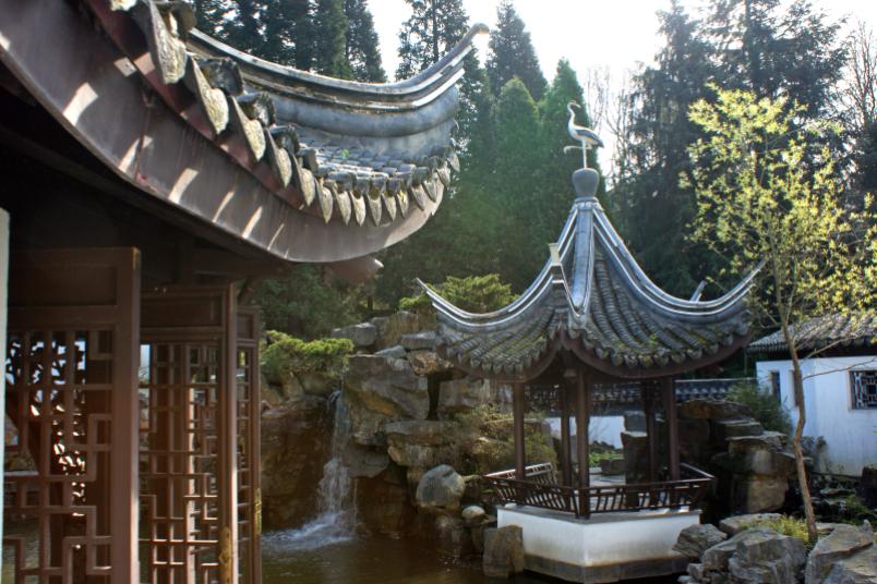 Einzigartiges Kleinod im Süden des Campus: der Chinesische Garten