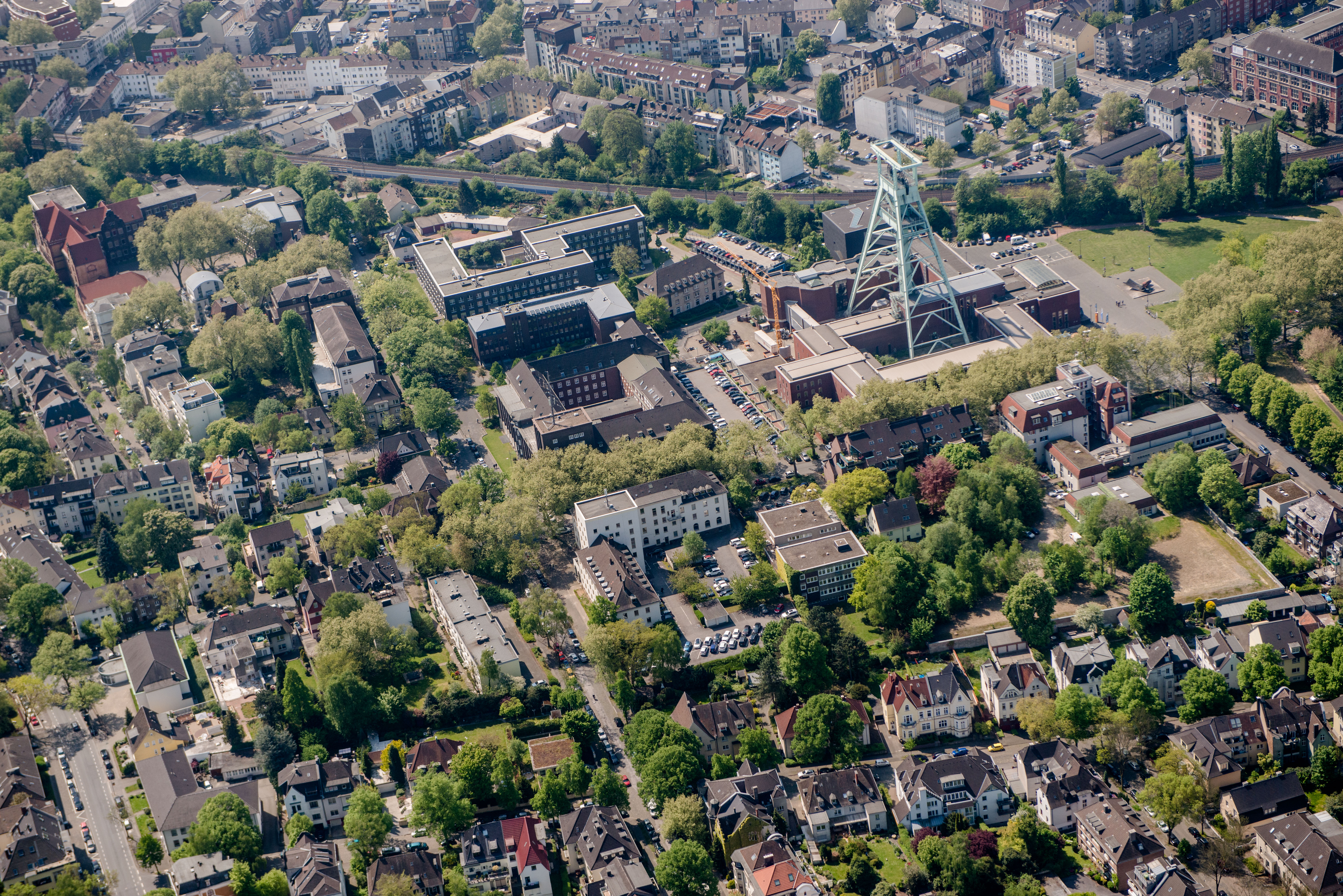 Luftbild Bochum Innenstadt