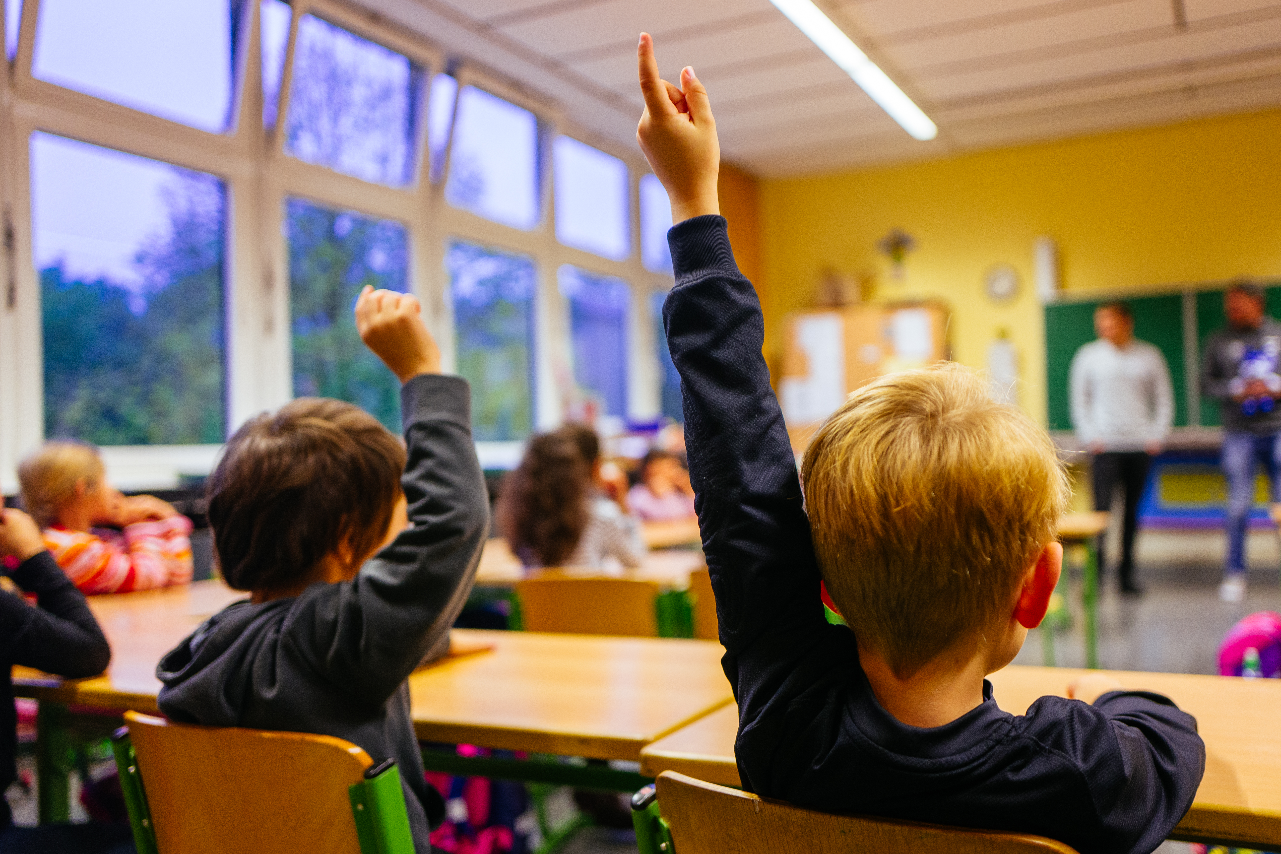 Schüler in einer Klasse