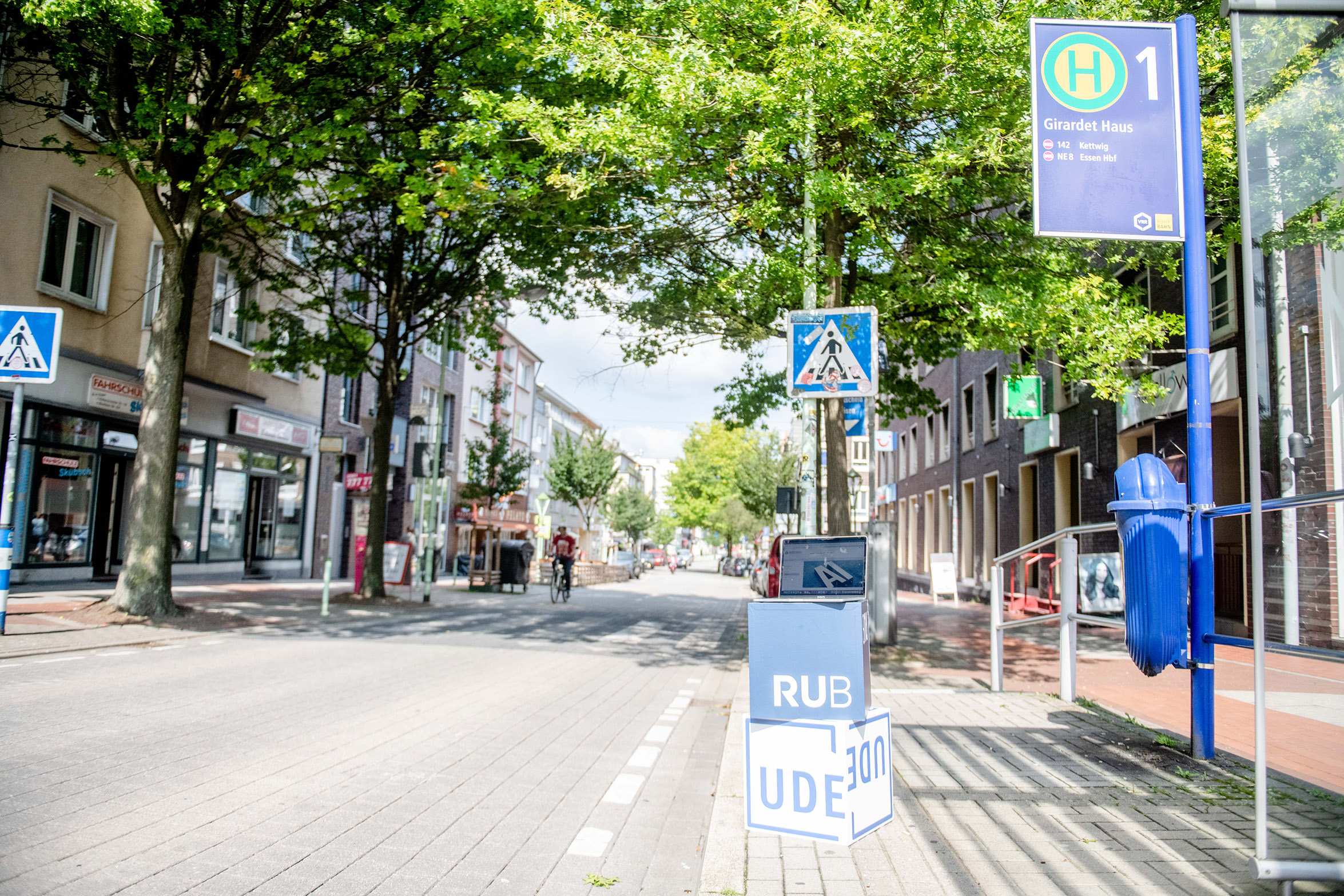 Straße in Essen-Rüttenscheid