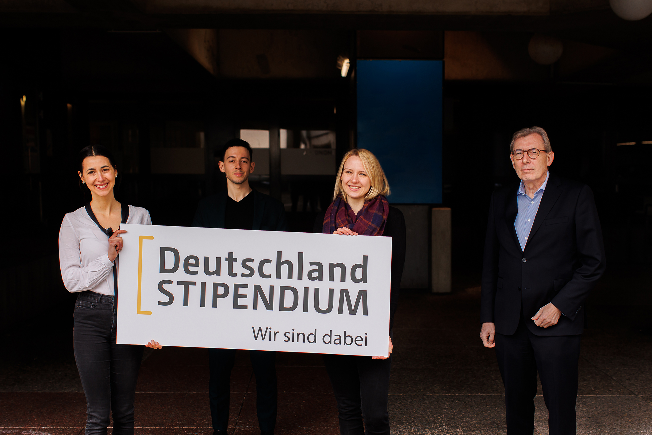 Gruppenbild zum Thema Deutschlandstipendium