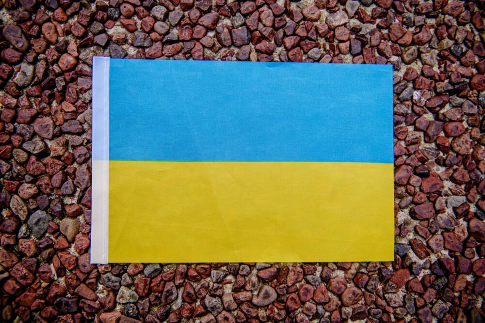 Ukraine-Flagge