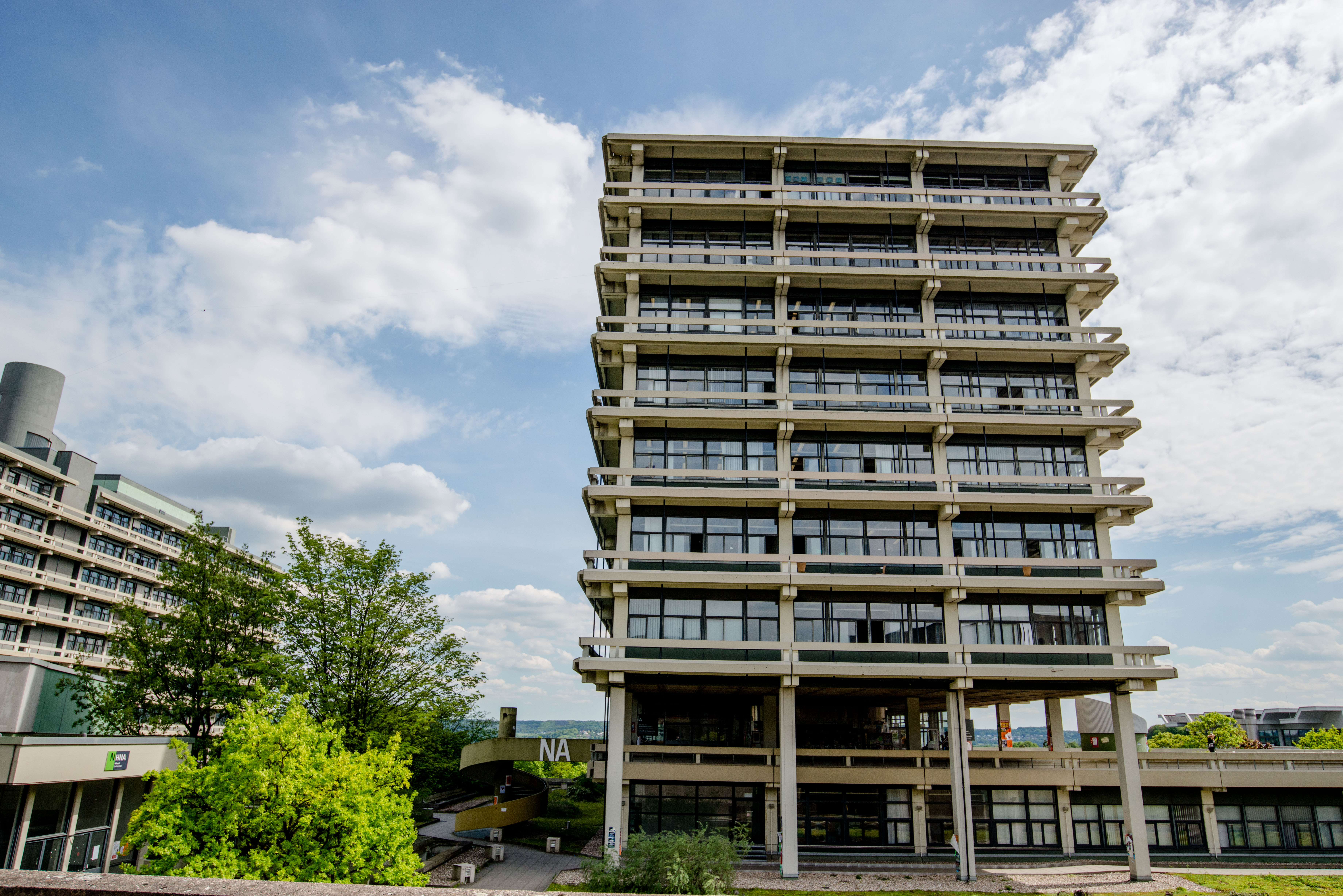 Gebäude NA auf dem Campus der RUB