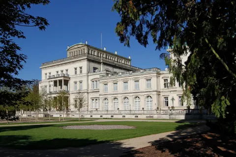 Villa Hügel, hier die Südfassade
