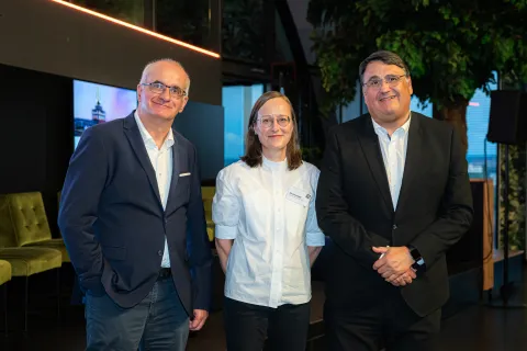 Porträt von Manfred Bayer, Christina Elmer und Martin Paul
