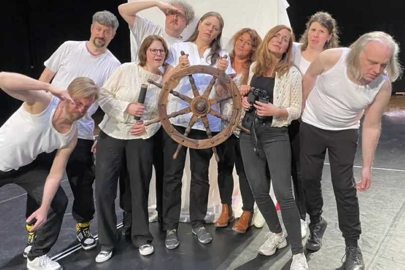 Szene aus einem Theaterstück