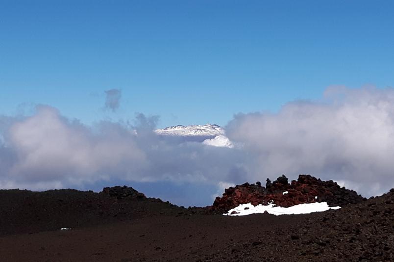 Blick auf Vulkan