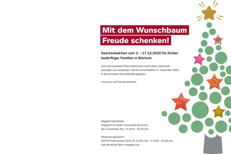 Plakat mit Wunschbaum