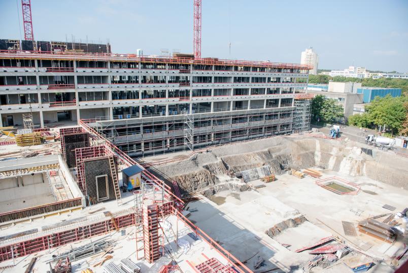 Flachbau zwischen IA und IB wird Hörsaalgebäude