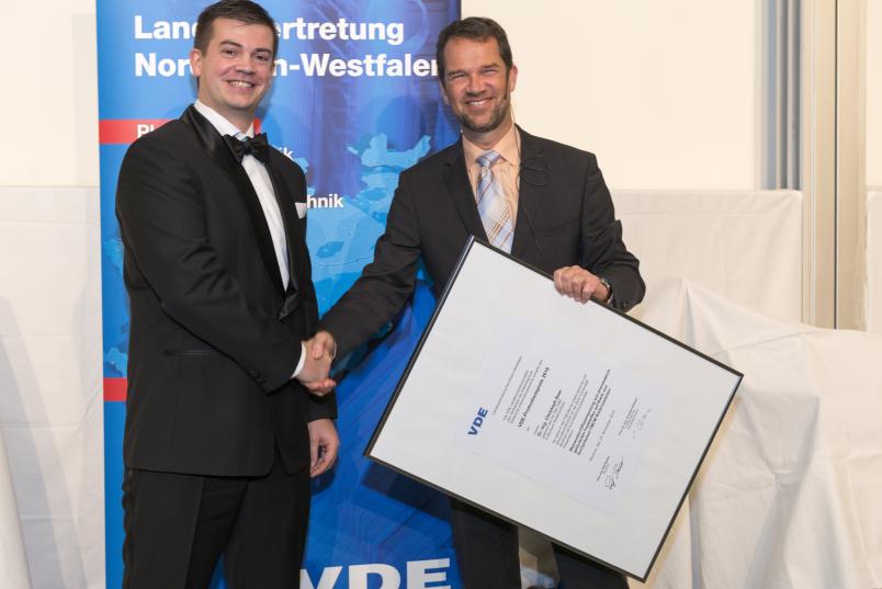 Übergabe des VDE-Promotionspreises