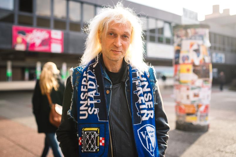 Porträt eines Anhängers vom VfL Bochum