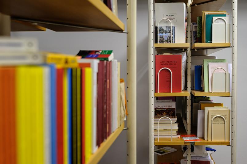 Viele Bücher im Regal