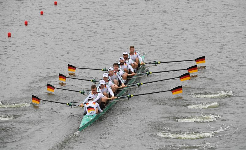 Ruderboot auf dem Wasser