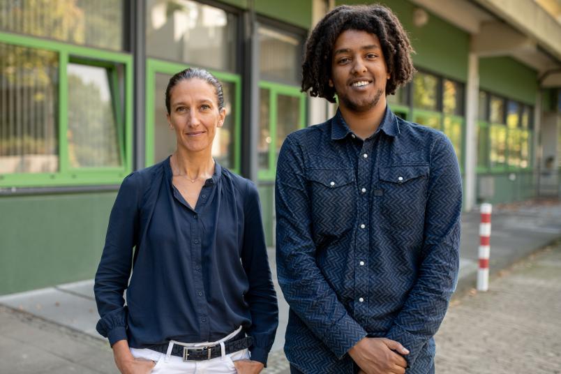 Enrica Bordignon und Tufa Assafa
