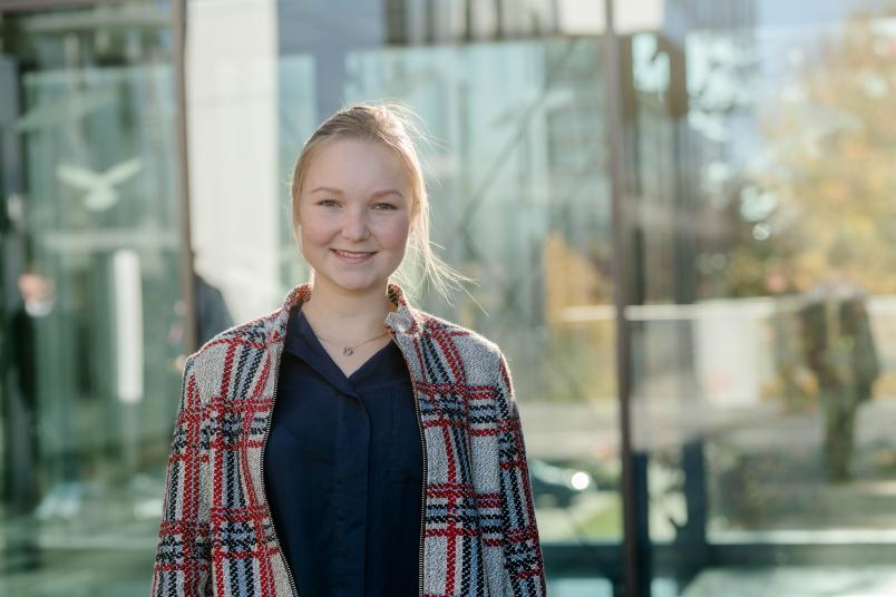 Porträt einer Studentin