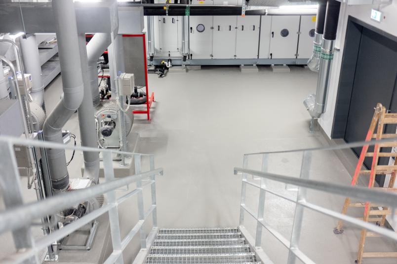 Haustechnik im Forschungsbau Prodi