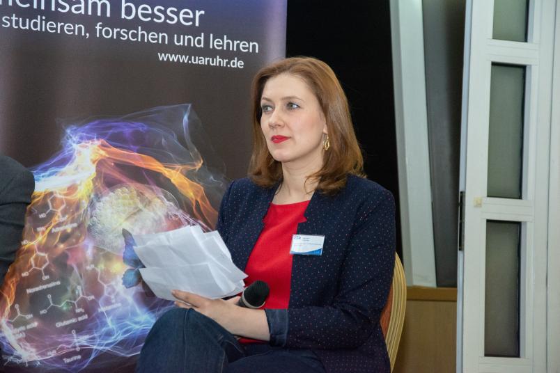 Elena Resch vom International Office der RUB leitet das Moskauer Büro der UA Ruhr.