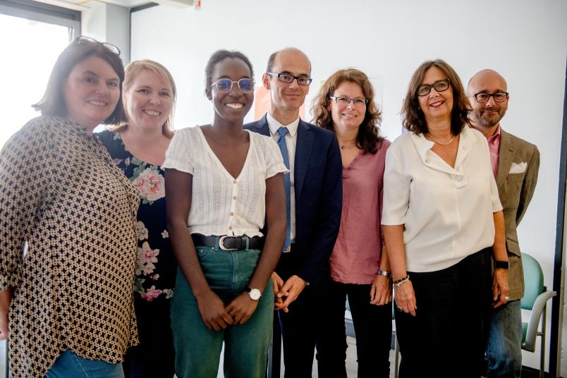 Gruppenbild mit Gästen aus Frankreich