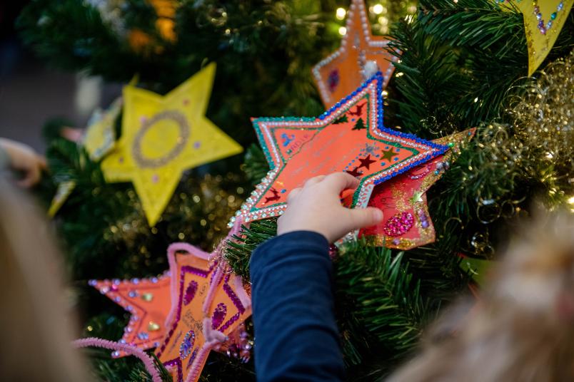 Stern am Christbaum