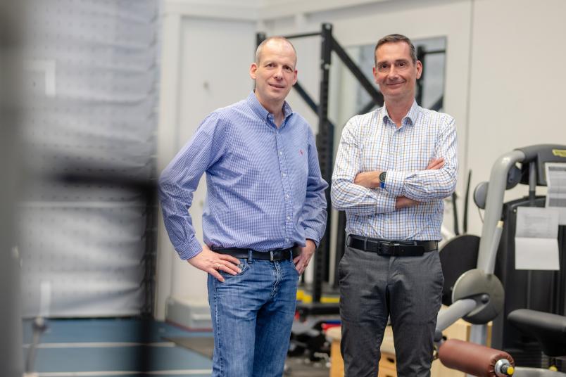 Sportwissenschaftler Michael Kellmann und Alexander Ferrauti