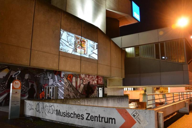 Fassade des Musischen Zentrums der RUB