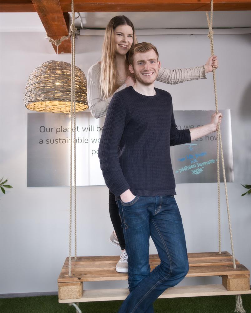Katharina Schmidt und Björn Sperling von Sperlingbags.