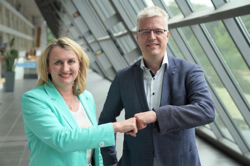 Porträt von Julia Frohne und Matthias Kiese