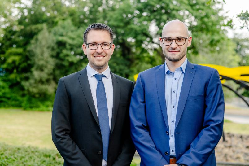 Philip Schmitt und Simon Fahle
