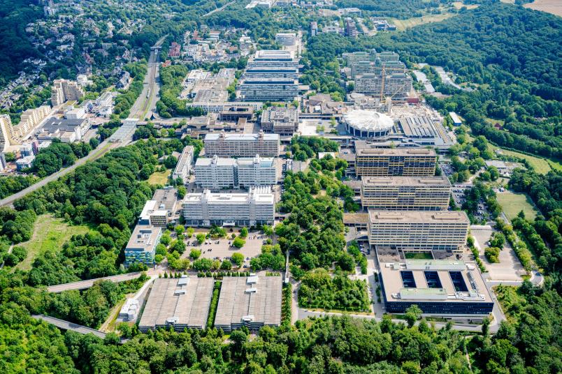 Luftbild der Ruhr-Universität Bochum