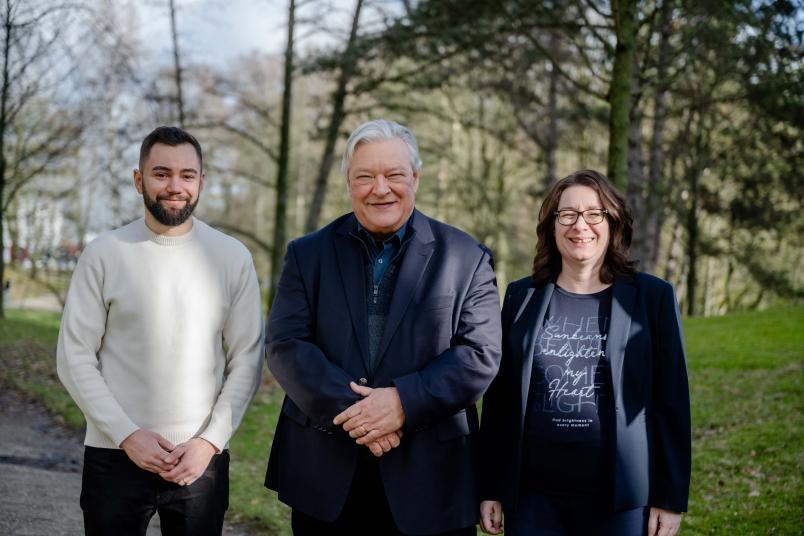 Cornelius Mueller-Buehl, Andreas Faissner und Jacqueline Reinhard-Recht