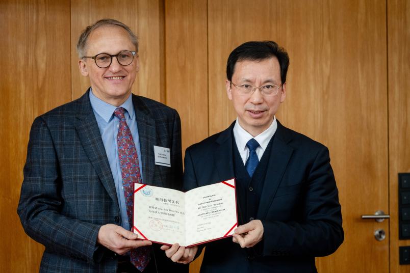 Prorektor und chinesischer Präsident