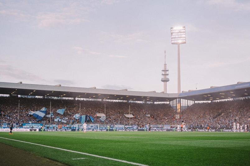 Volles Fußballstadion