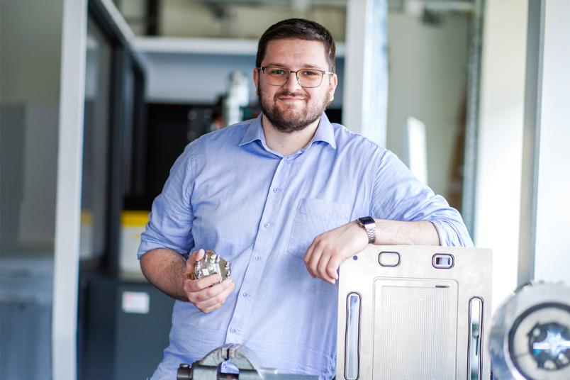 Porträt des Chemikers Kevinjeorjios Pellumbi
