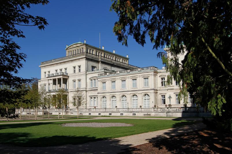 Villa Hügel, hier die Südfassade