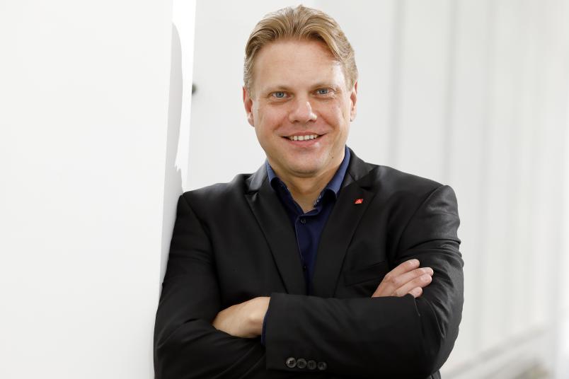 Foto zeigt Jan Otto, Geschäftsführer der IG Metall Berlin. 