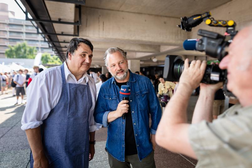 Rektor im WDR-Interview