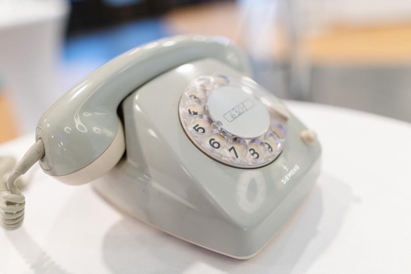 Historisches Telefon aus der Studienberatung der RUB