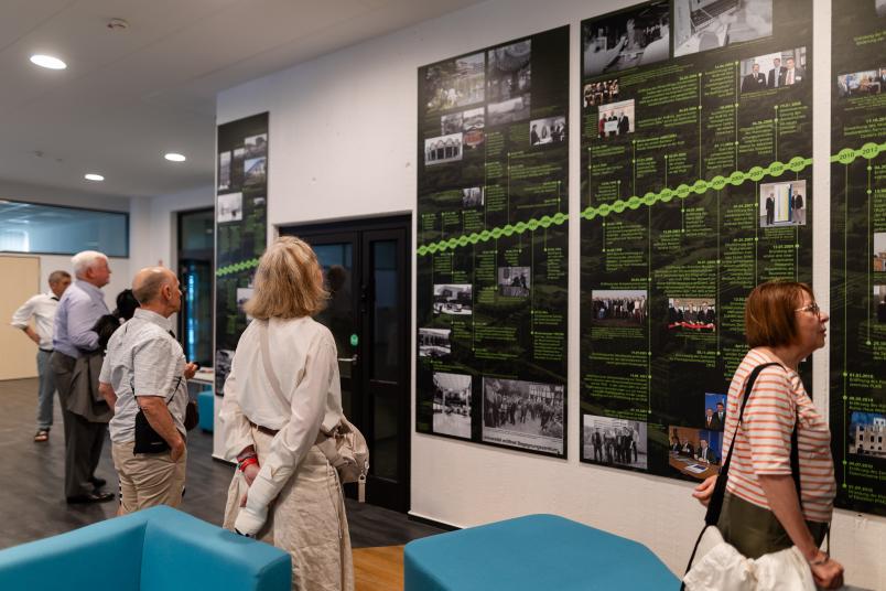 Ausstellung im Foyer der Universitätsverwaltung