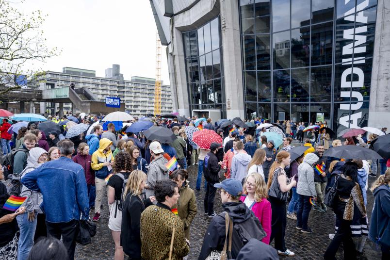 Menschenmenge auf dem RUB-Forum