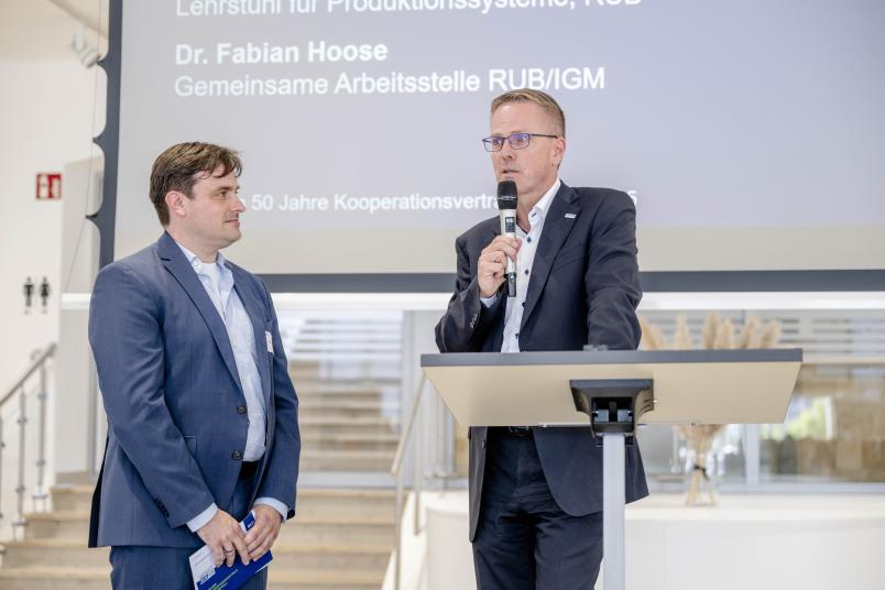 Fabian Hoose (links) und Bernd Kuhlenkötter (rechts)