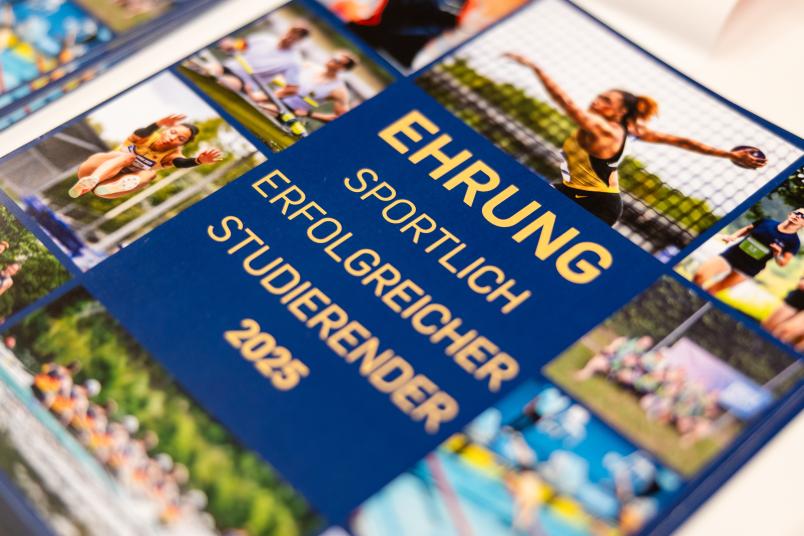 Urkunde zur Ehrung sportlich erfolgreicher Studierender