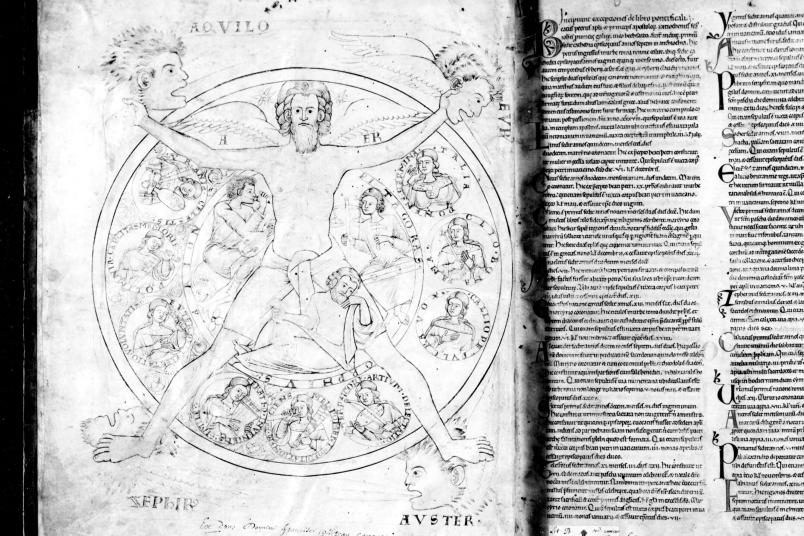 Zeichnung des Elements Luft