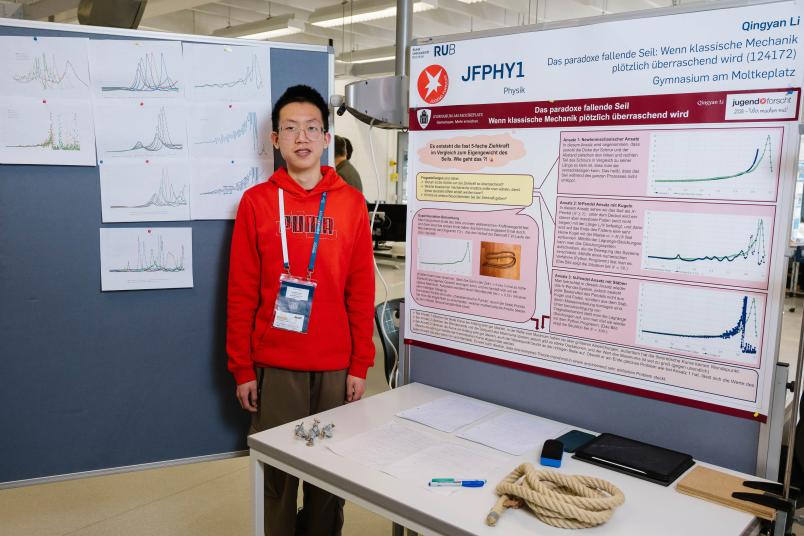 Fotos der Siegerinnen und Sieger im Landeswettbewerb Jugend forscht an der Ruhr-Universität Bochum