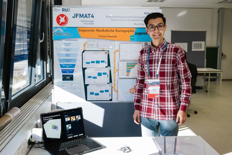 Fotos der Siegerinnen und Sieger im Landeswettbewerb Jugend forscht an der Ruhr-Universität Bochum