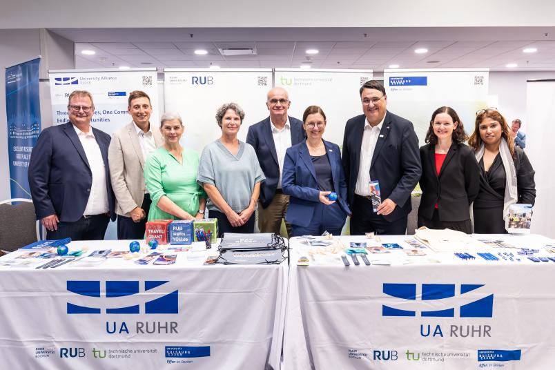 Gemeinschaftsstand der UA Ruhr auf der GAIN-Tagung