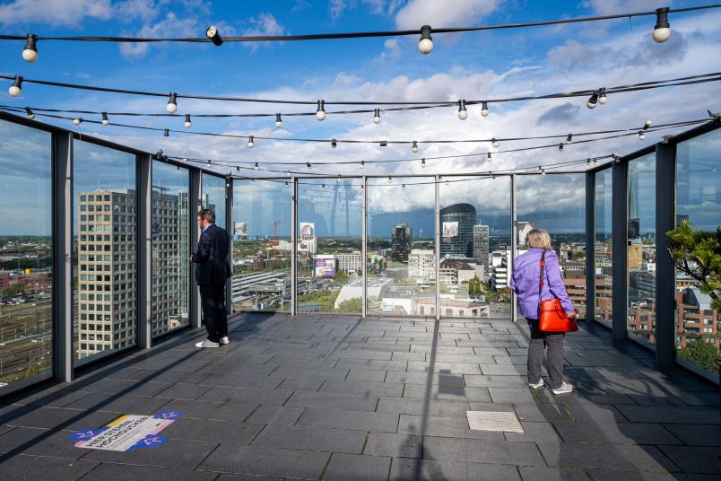Ausblick auf die Stadt: Im Dortmunder U fand der erste Future Dialogue des Ruhr Innovation Lab statt.