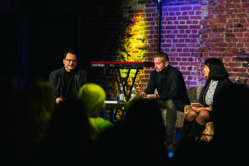 Talkrunde in der Bochumer Rotunde
