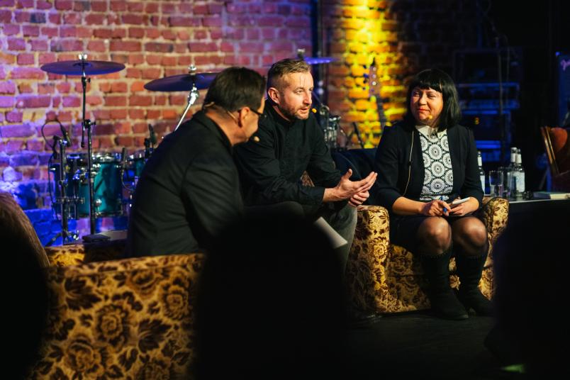 Talkrunde in der Bochumer Rotunde