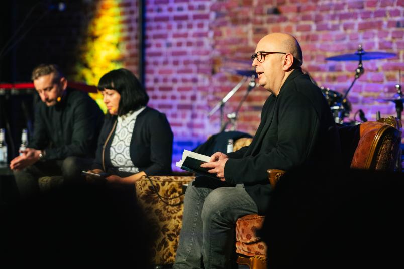 Talkrunde in der Bochumer Rotunde